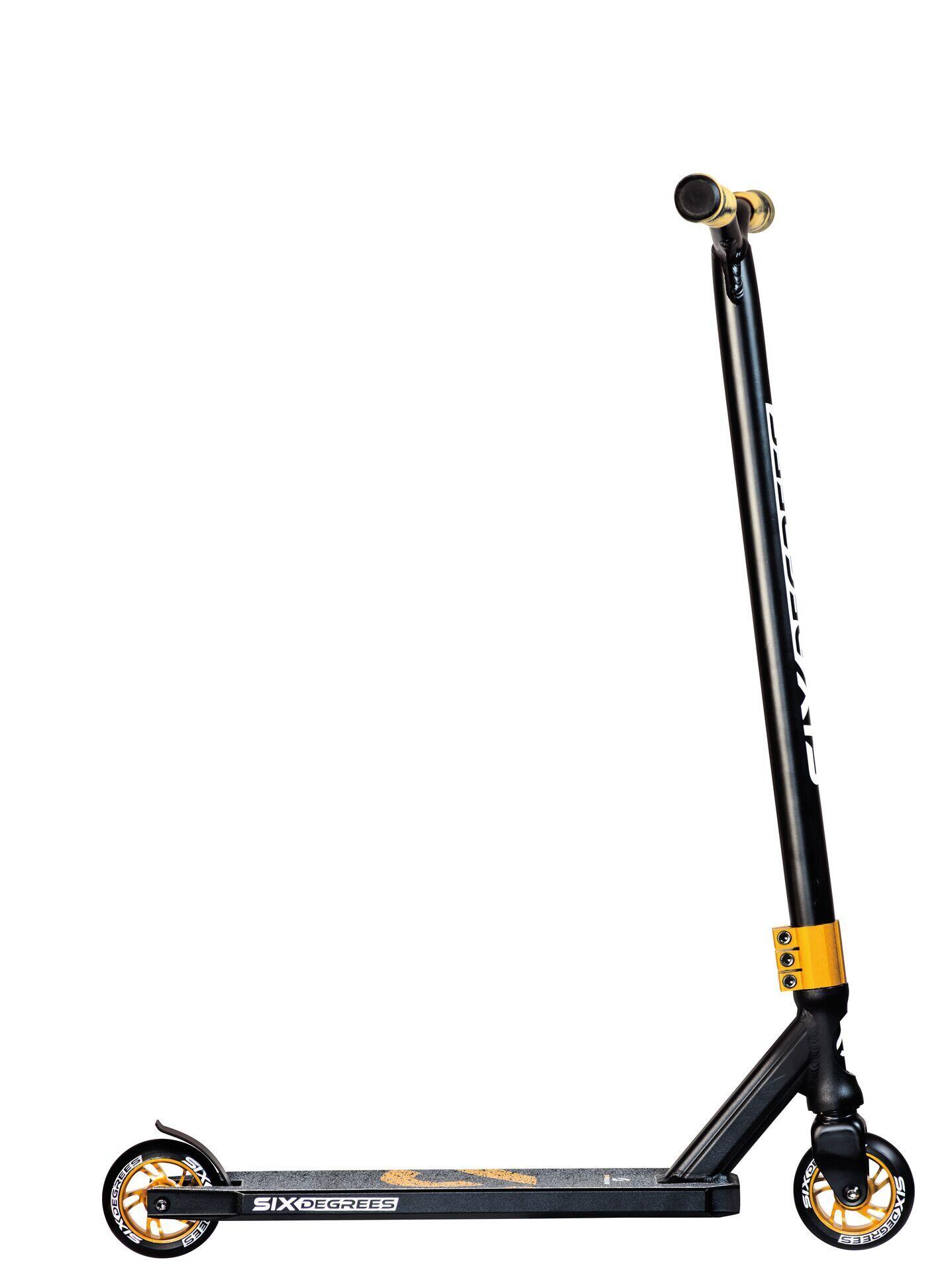 SIX DEGREES Stuntscooter 100 mm schwarz-kupferbraun 9/14