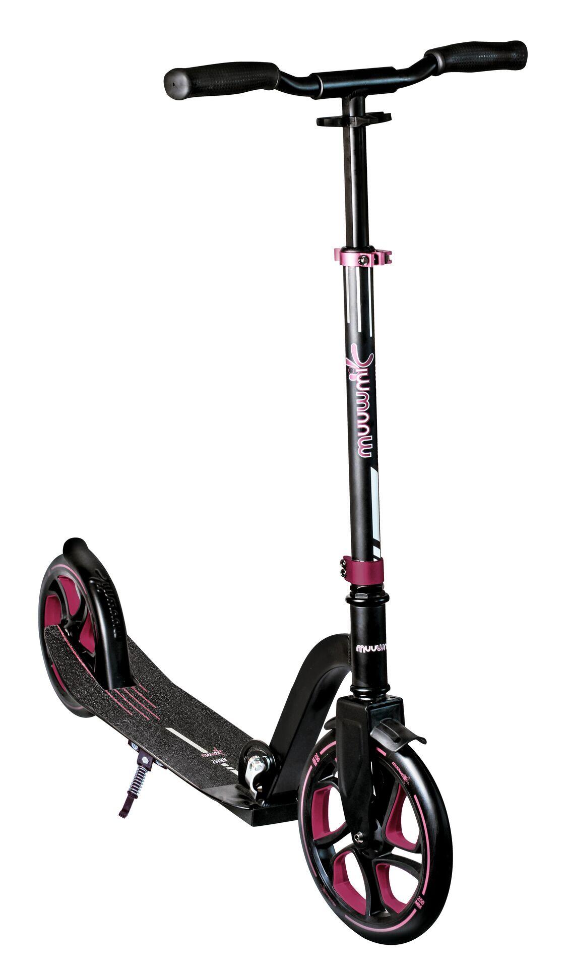 muuwmi Kickscooter Pro 250/215 mm black-turquoise 2/14