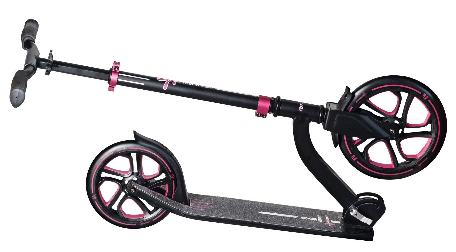 muuwmi Aluminium Scooter Pro 250/215 mm rot 2/7