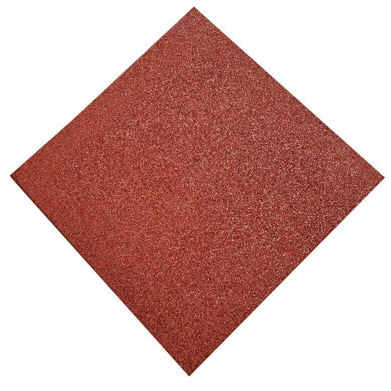 Piso do ginásio. Telha de borracha (C1) Pacote 10. 1x1x40mm (VERMELHO)