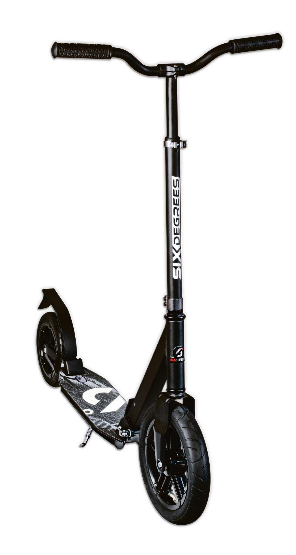 SIX DEGREES Aluminium Scooter All Terrain 300/205 mm schwarz 8/14