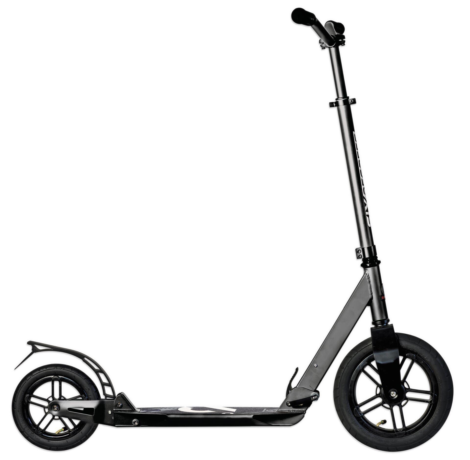 SIX DEGREES Aluminium Scooter All Terrain 300/205 mm schwarz 10/14