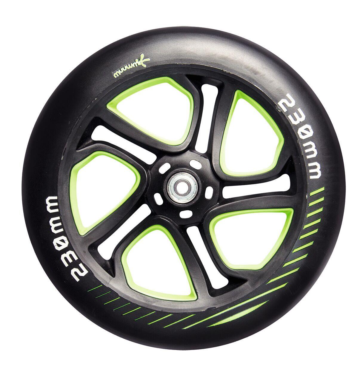 muuwmi Aluminium Scooter Pro 230/205 mm grün 5/7