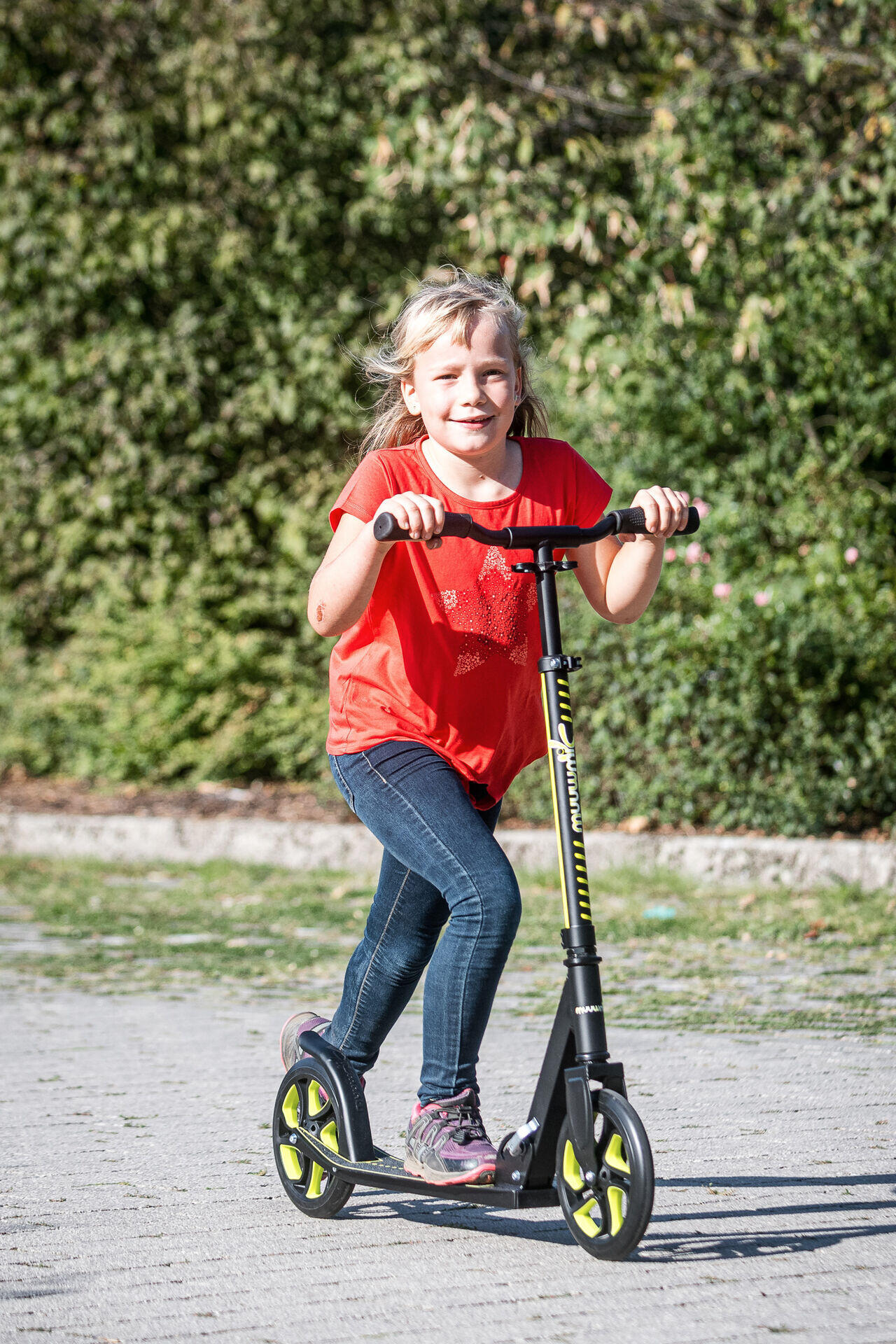 muuwmi Kickscooter Pro 215 mm lime 7/14