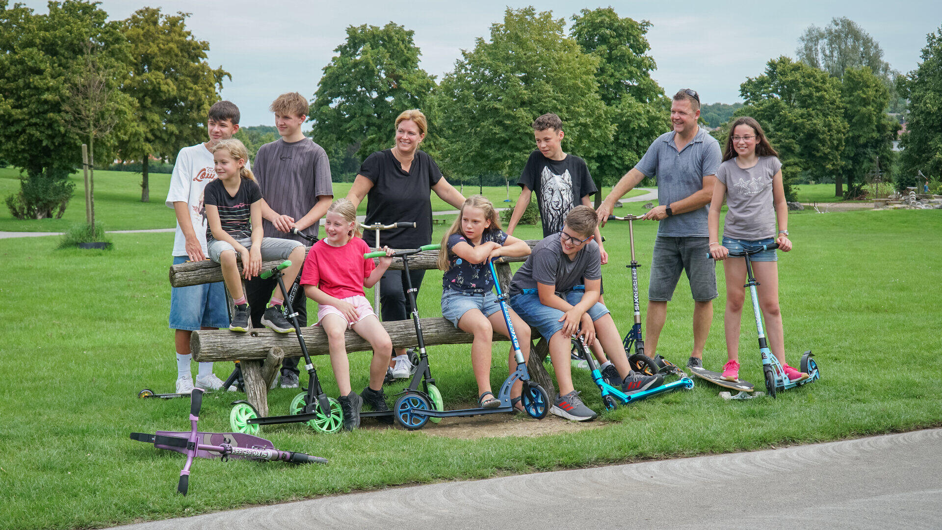 SIX DEGREES Aluminium Scooter 205 mm grün 7/7