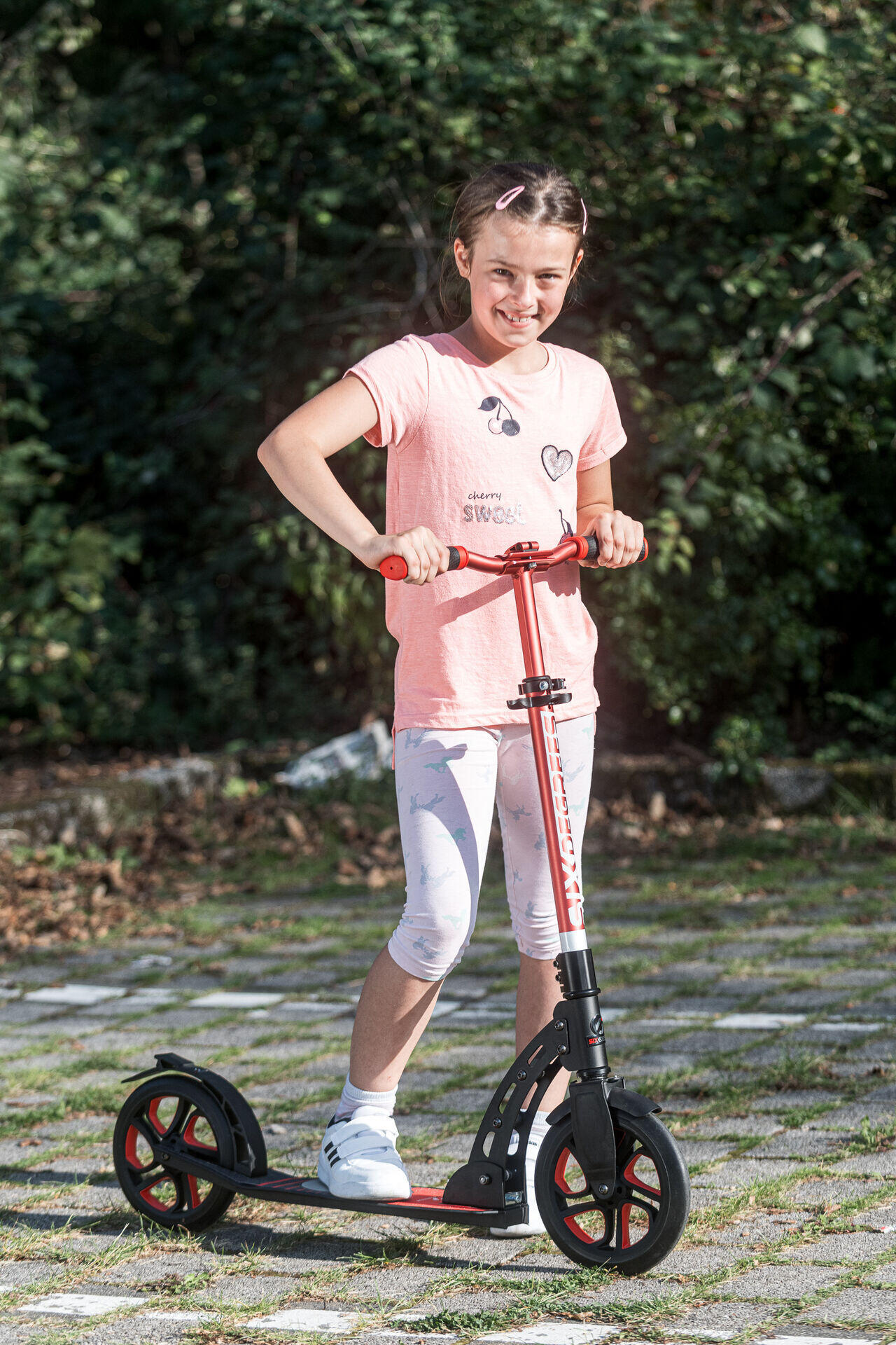 SIX DEGREES Aluminium Scooter 230/215 mm rot 6/7