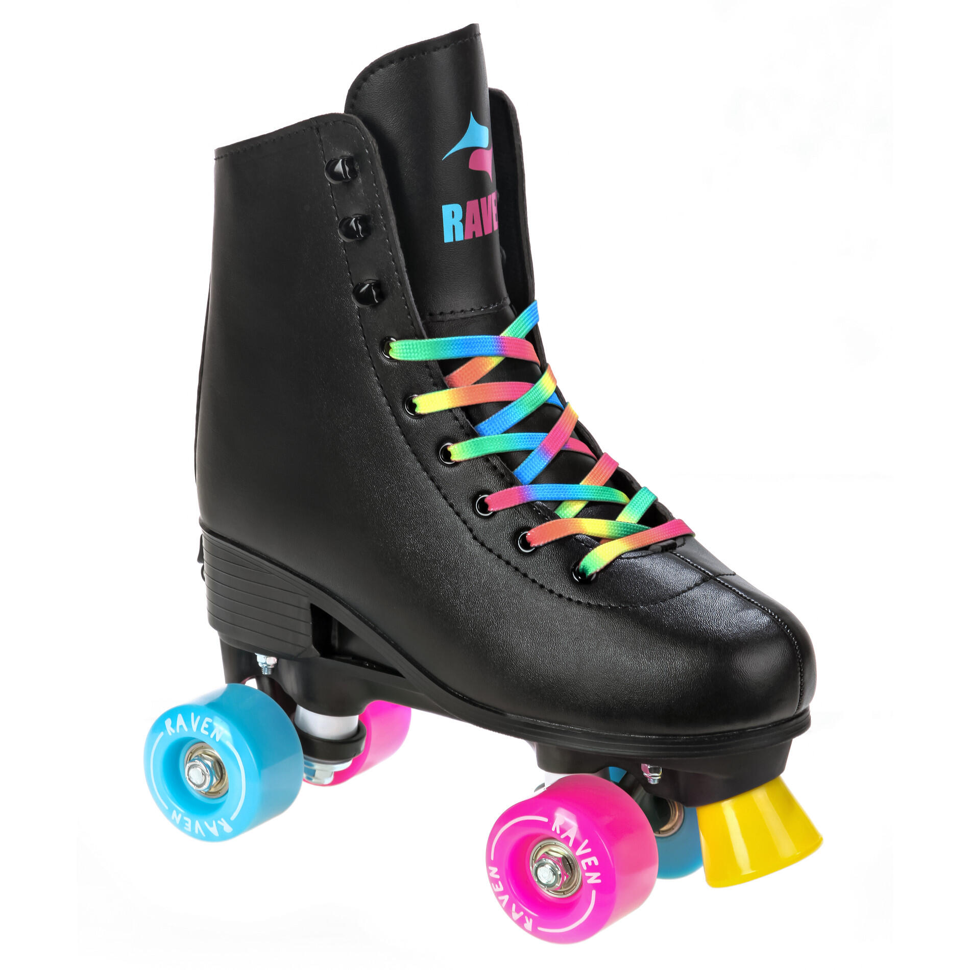 Patins de 4 rodas clássicos ajustável Raven Iris Preto