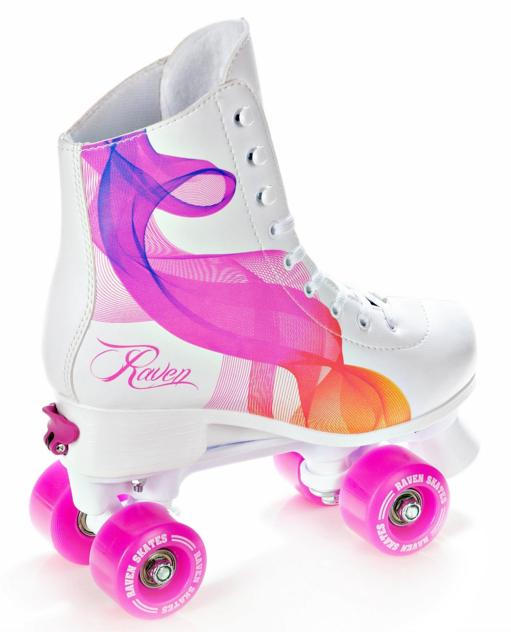Classic verstelbare rolschaatsen Serena Oranje/Roze 3/5