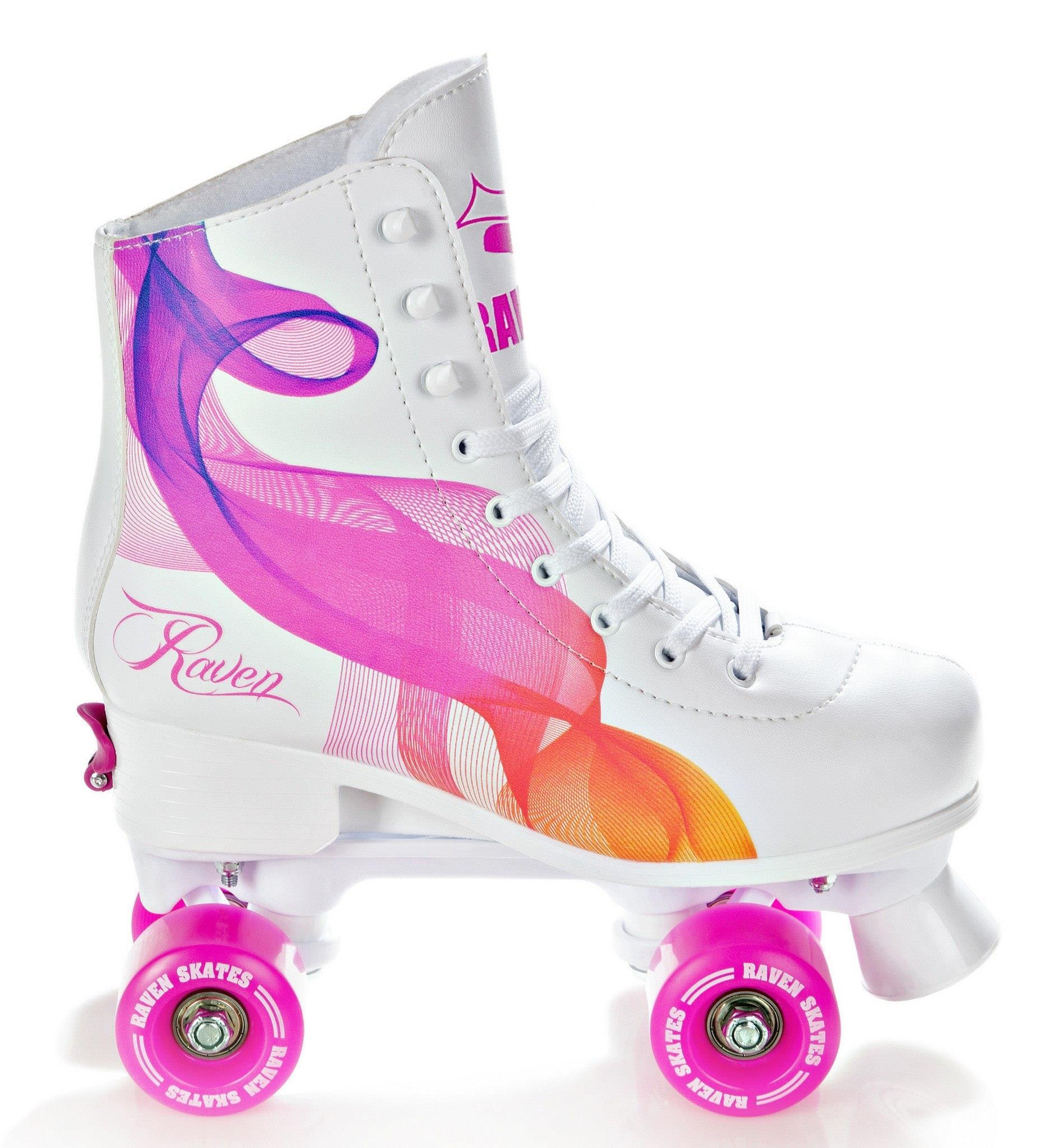 Classic verstelbare rolschaatsen Serena Oranje/Roze 2/5