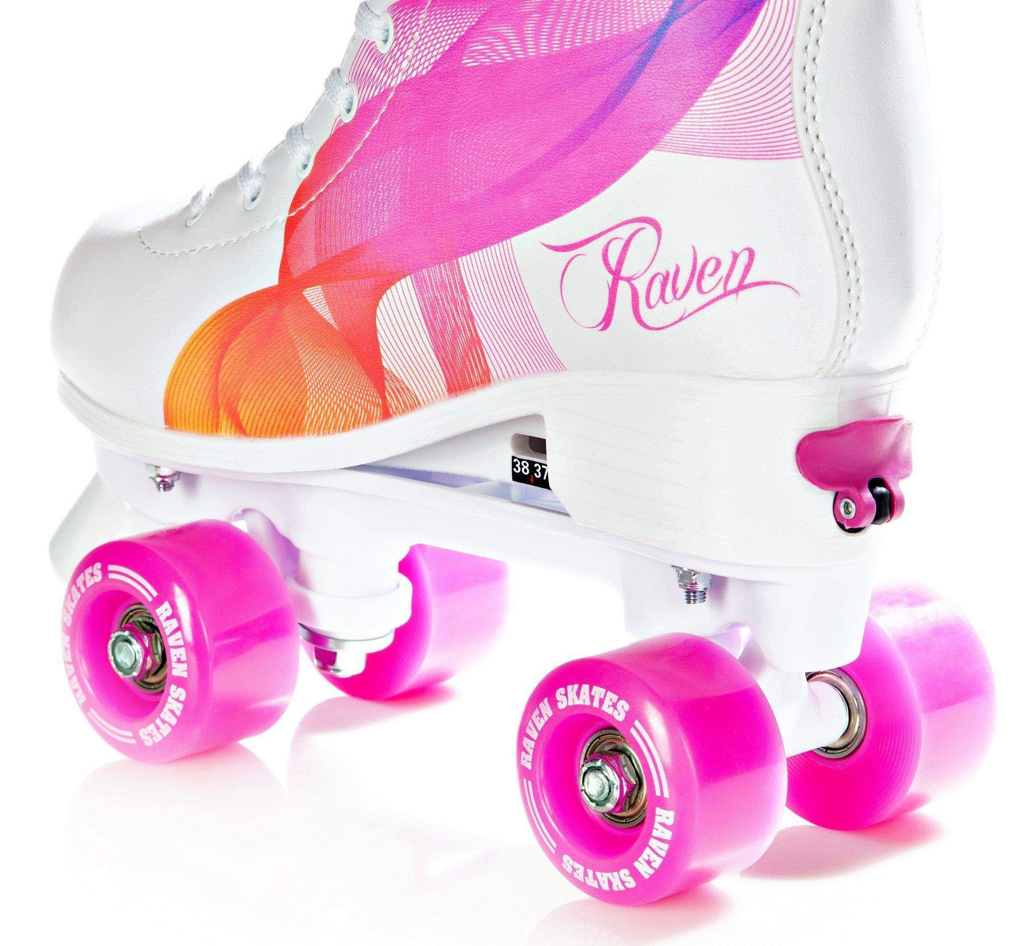 Classic verstelbare rolschaatsen Serena Oranje/Roze 4/5