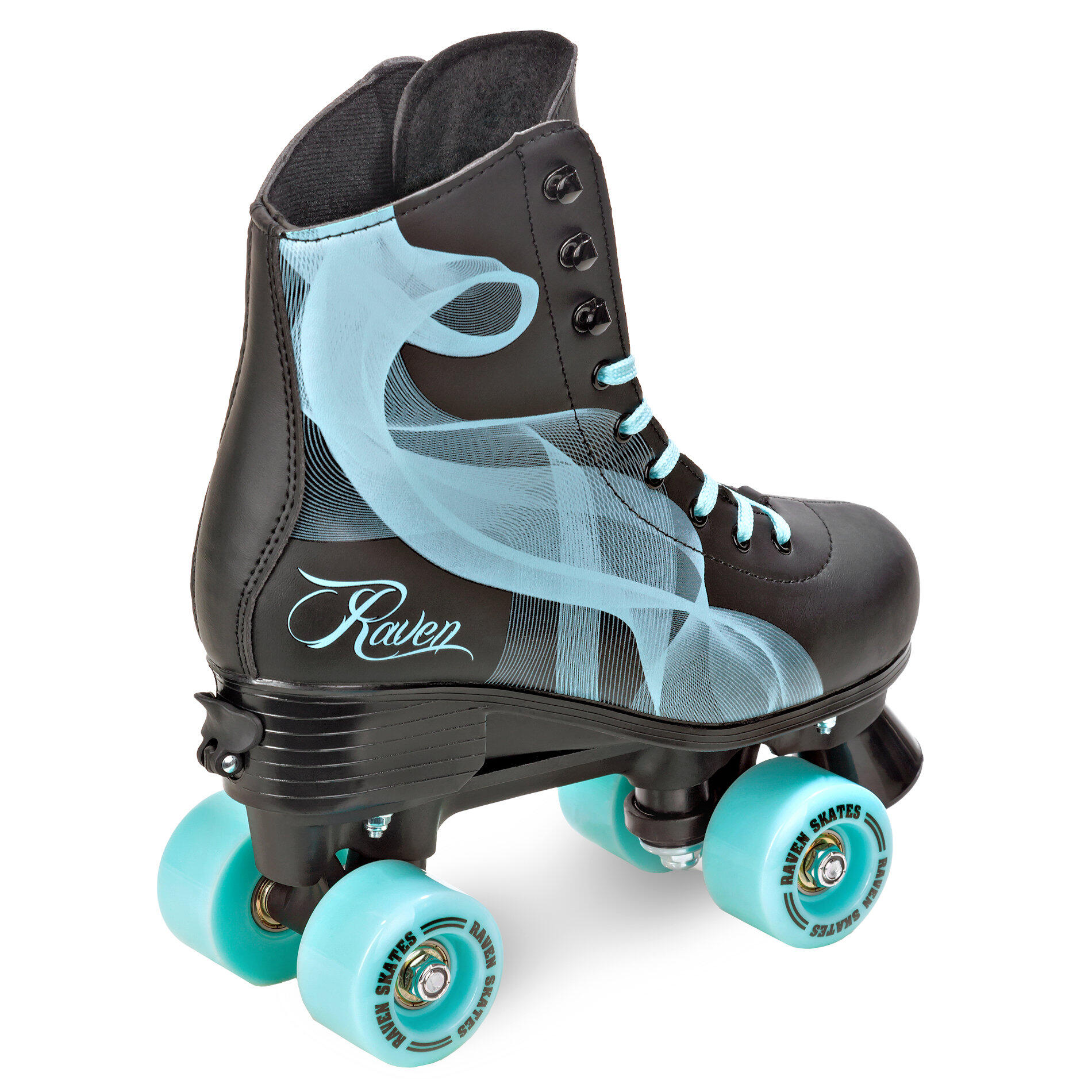 Classic verstelbare rolschaatsen Serena Zwart/Mint 2/5