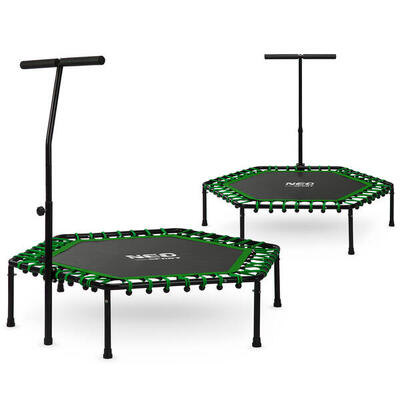ÜBERSCHRIFT Erwachsene Trampolin Mit Griff - Neo-Sport Ns-102 blau