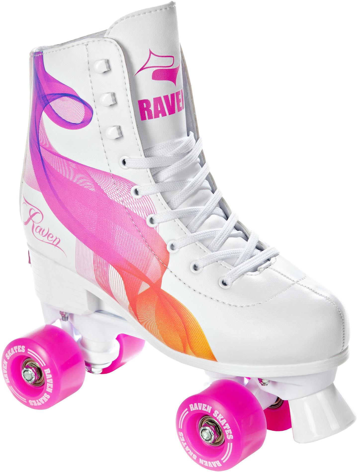 RAVEN Classic verstelbare rolschaatsen Serena Oranje/Roze