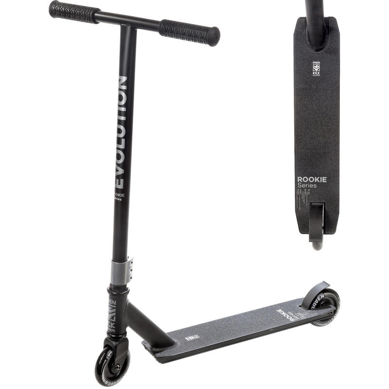 Stuntstep Rookie Zwart 100mm Raven