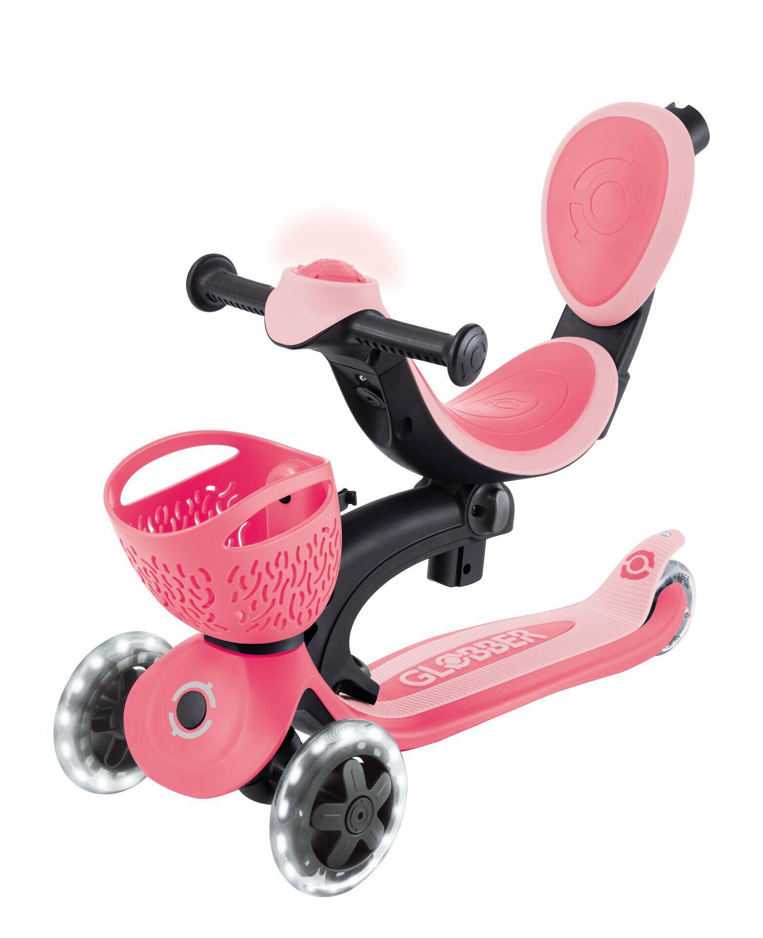 Scooter  GO UP Baby Lights 360°  Deep Pastel Pink 9/14