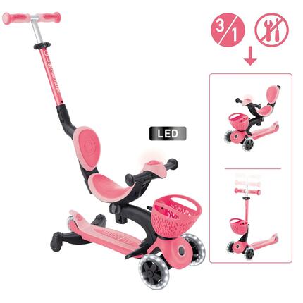 Trottinette évolutive GO-UP BABY 360 LIGHTS - Bleu