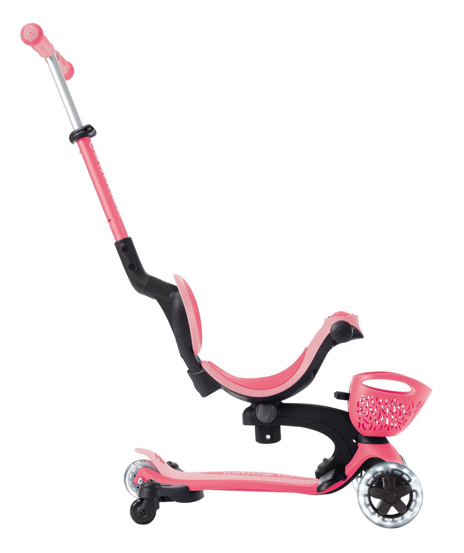 Scooter  GO UP Baby Lights 360°  Deep Pastel Pink 12/14