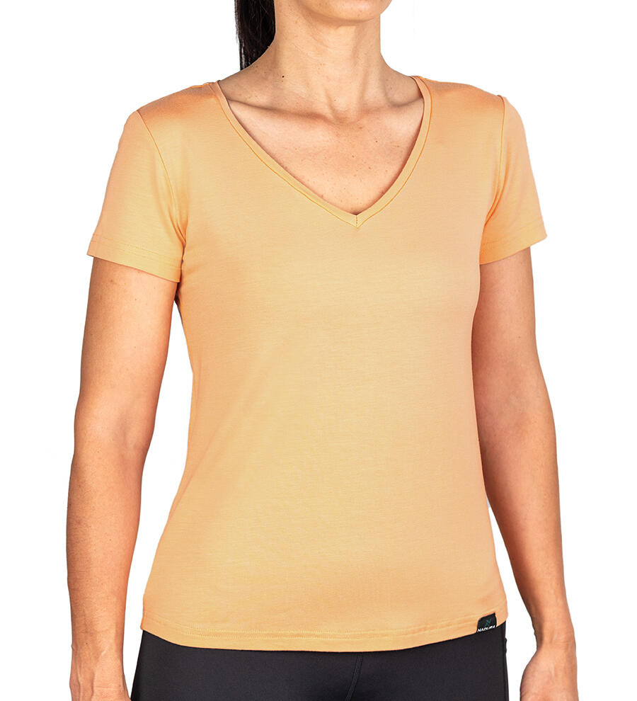 Tricou v-neck femei bambus