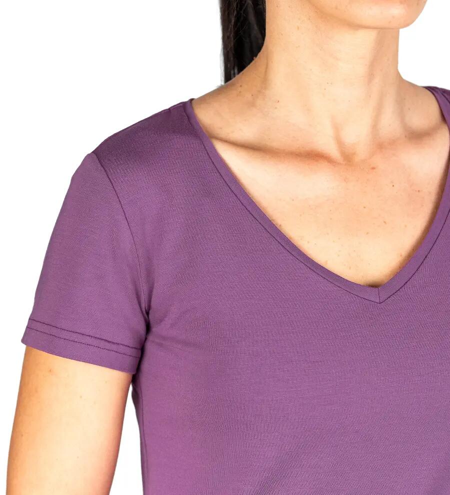 Tricou v-neck femei bambus 2/6