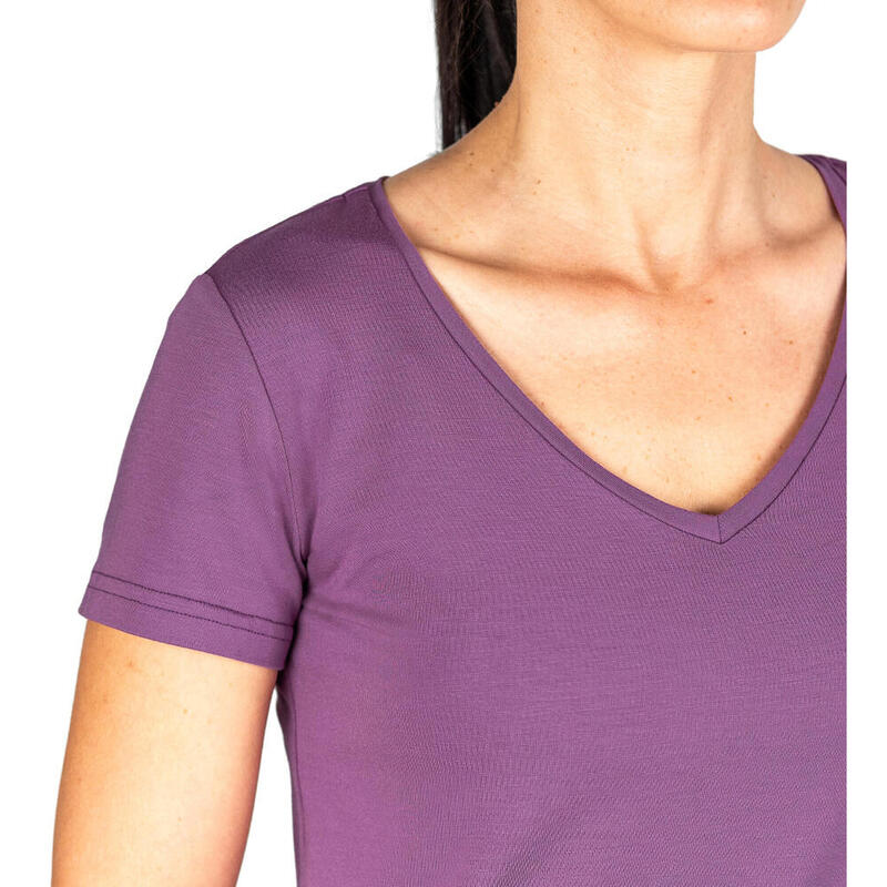 Tricou v-neck femei bambus