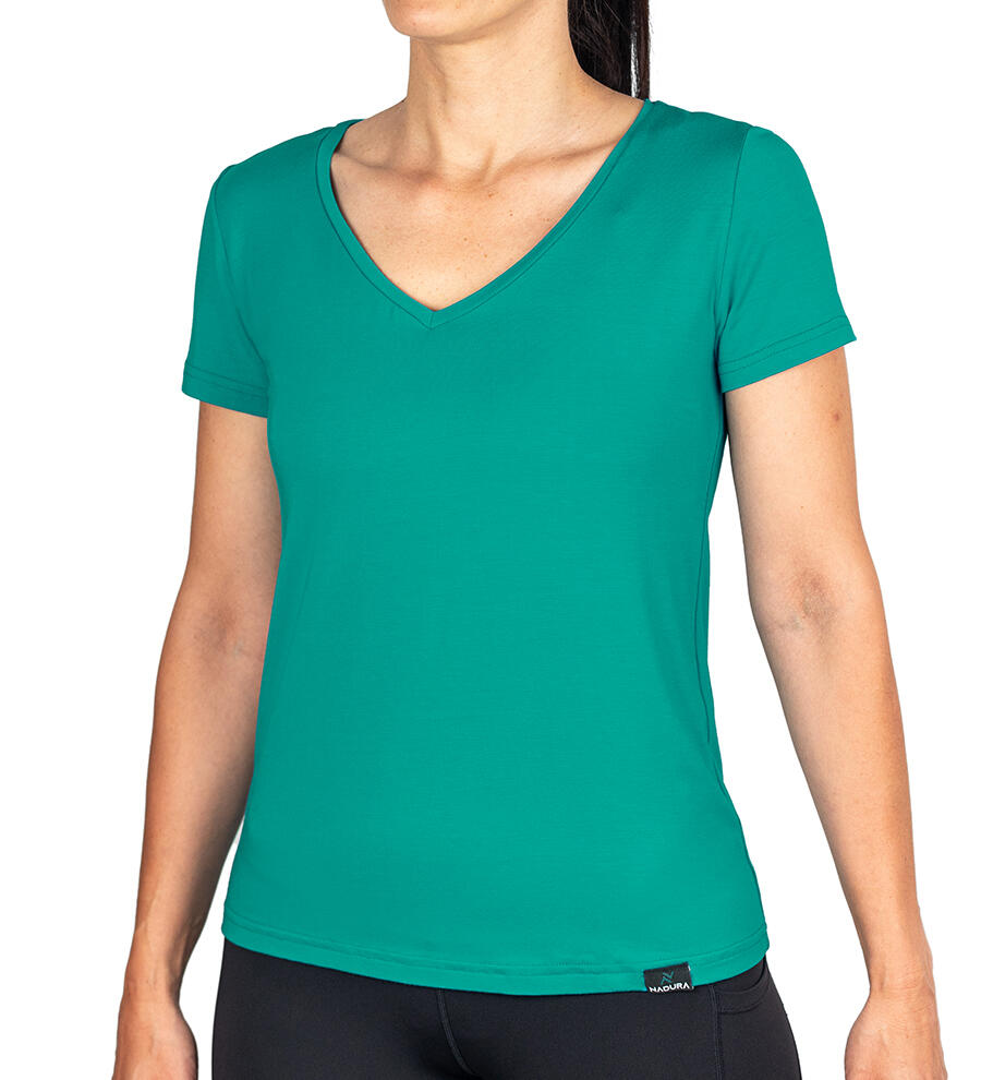 Tricou v-neck femei bambus