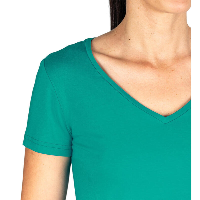 Tricou v-neck femei bambus