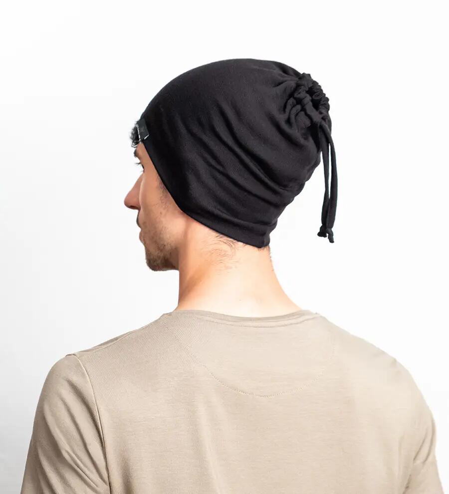 Căciulă cu șnur 100% merino 3/6