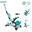 Trottinette évolutive GO-UP BABY 360 LIGHTS - Vert menthe