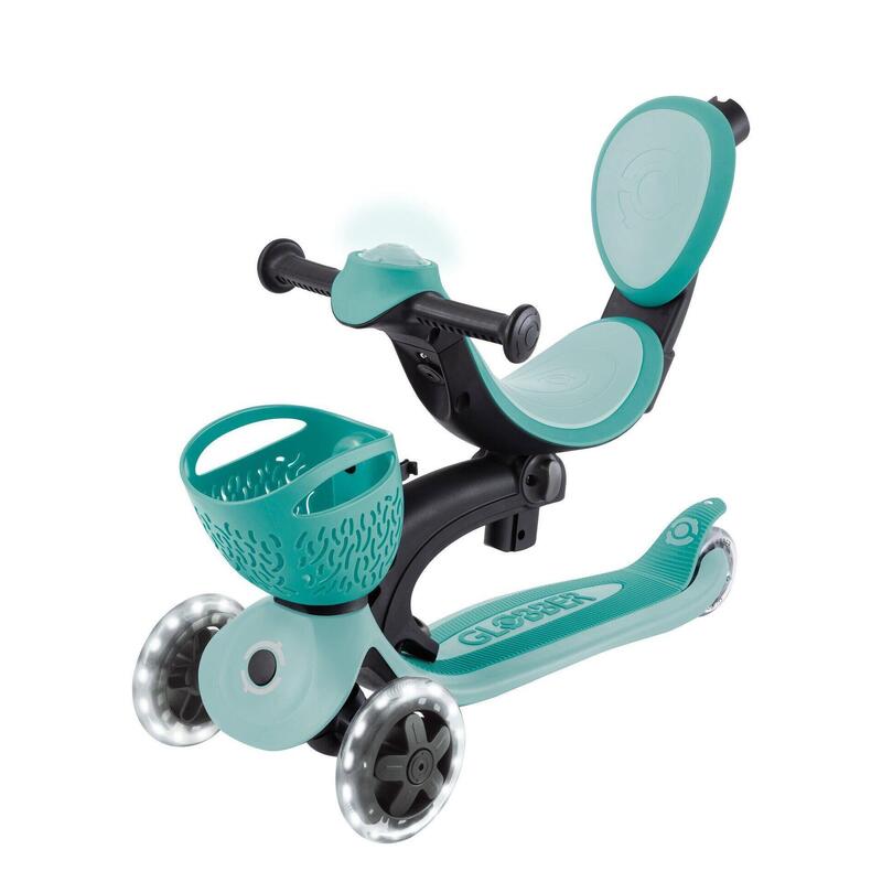 Trottinette évolutive GO-UP BABY 360 LIGHTS - Vert menthe