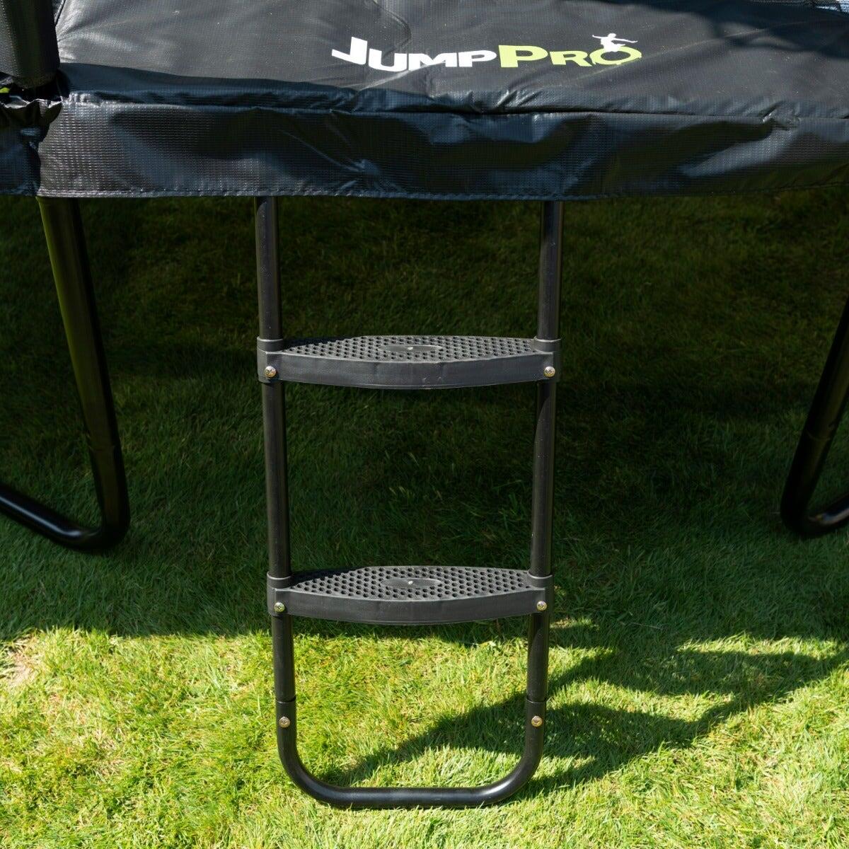 10ft x 7ft JumpPRO™ Xcel Black Rectangular Trampoline with Enclosure 3/7