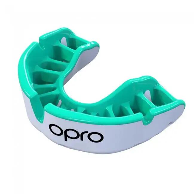 Proteza  Gold Level Alb/verde Opro Junior 1/3