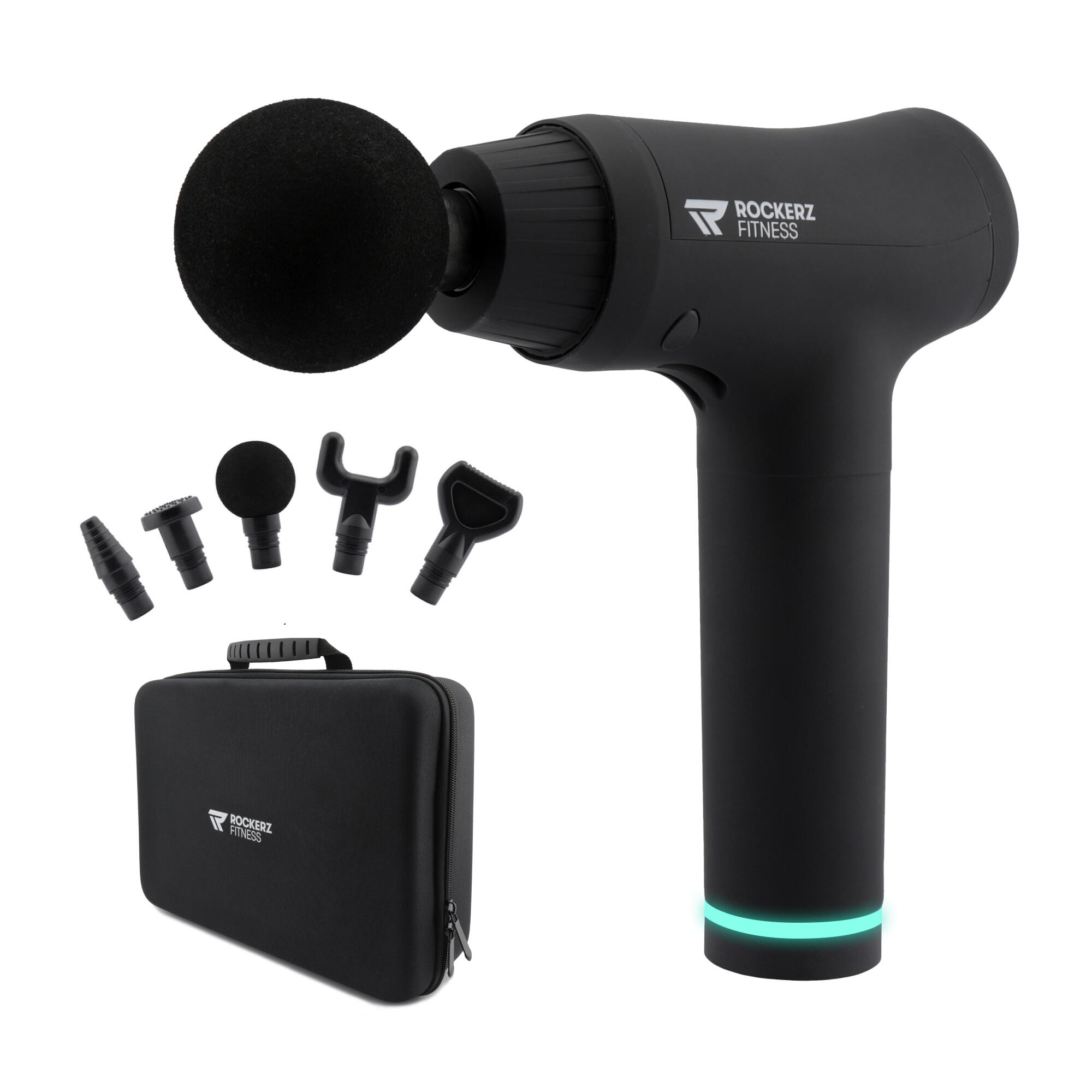 ROCKERZ FITNESS Pistola de Masaje - Deporte y Relax - Pistola de Masaje - Inalámbrico