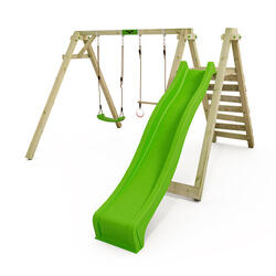 Balançoire JollyJay avec Toboggan - vert Pomme