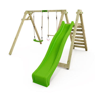 Kinderschaukel JollyJay mit Rutsche - apfelgrün
