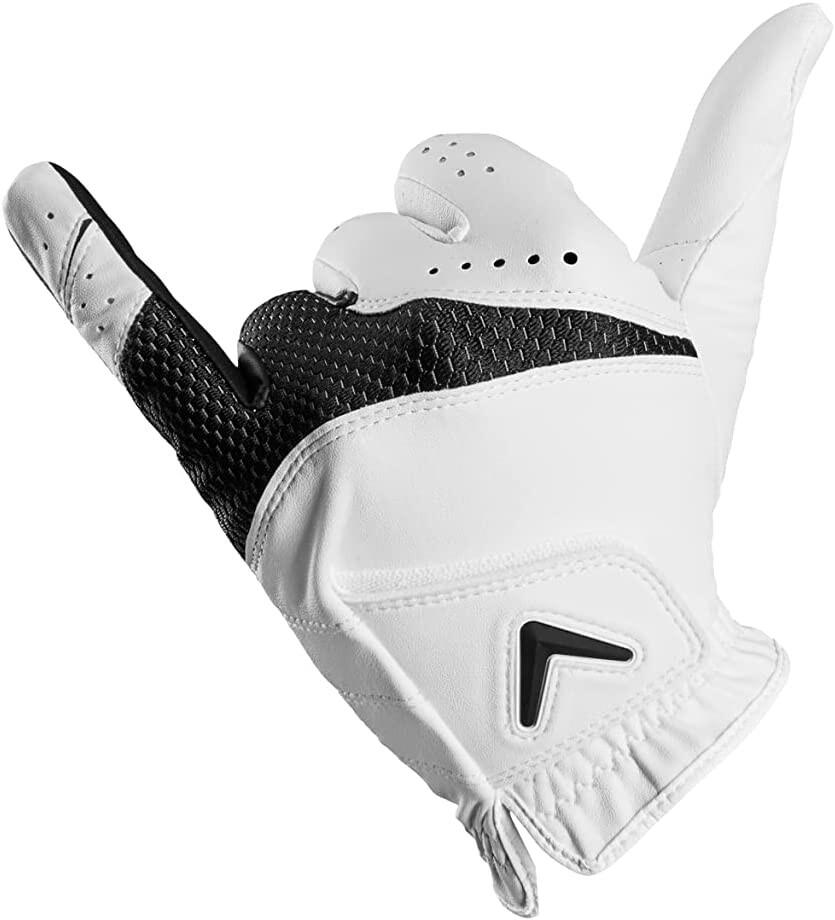 Guanti da golf per destrimani da uomo Callaway Weather Spann Pack 2 UD 5/5