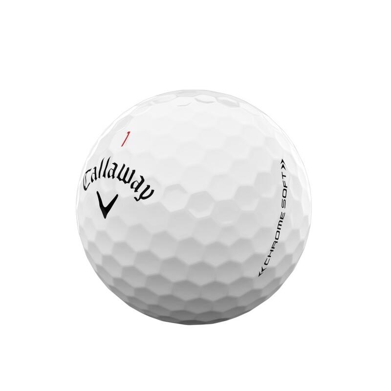 Boite de 12 Balles de Golf Callaway Chrome Soft Blanche