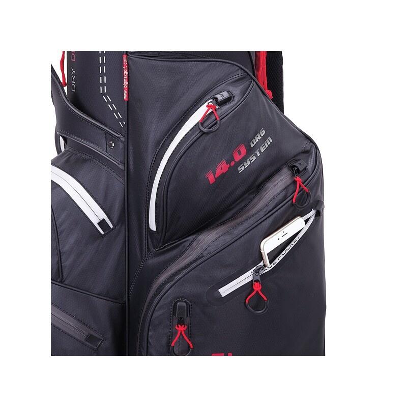 Dri Lite Silencio 2 - Wasserdichte Golftasche - Cartbag - Schwarz 6/7