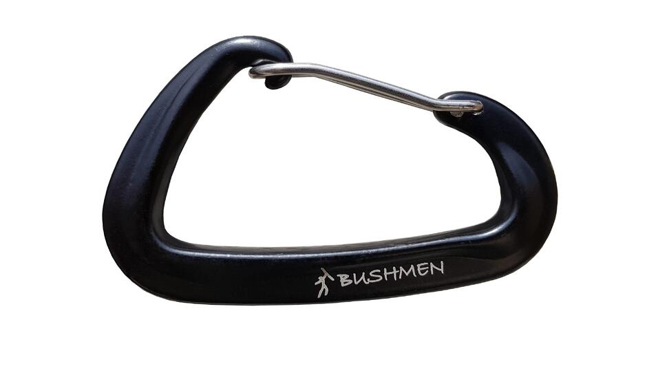 Karabinek Ultralight do hamaków Bushmen 12KN 21g.