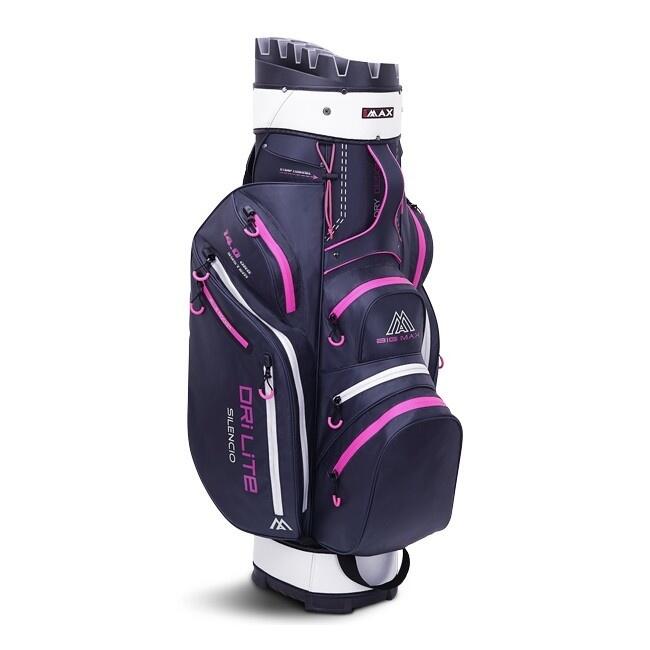 Dri Lite Silencio 2 - Sac de golf imperméable - Sac chariot - Fuchsia