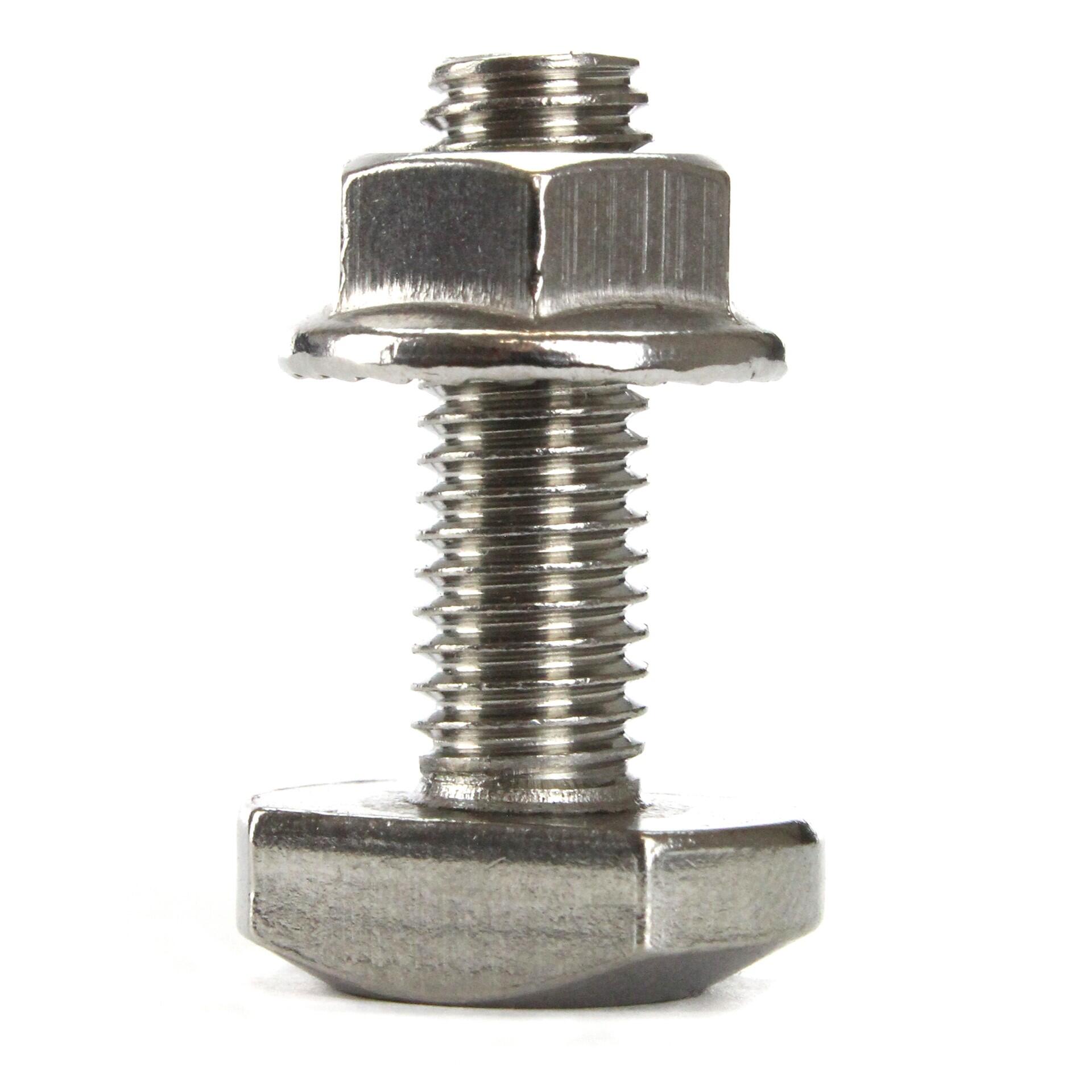 Śruba do montażu profilu 30x30mm z podłogą namiotu 3/4