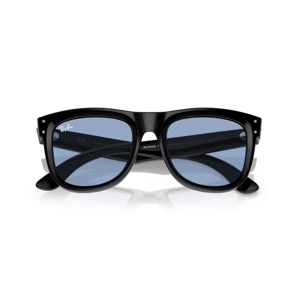 Ray Ban RBR0502S Wayfarer omgekeerde zonnebril zwarte kleur 5/6