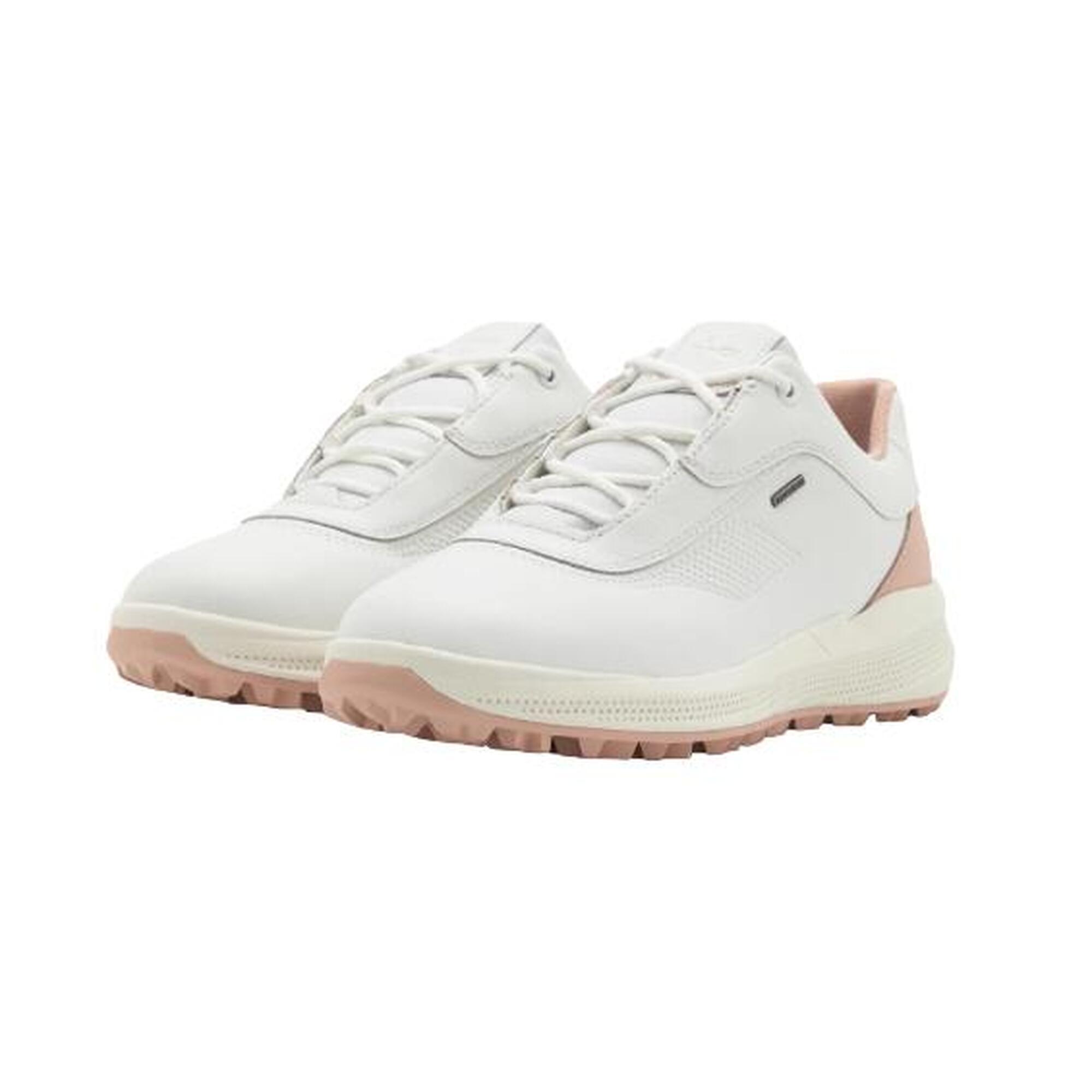 Geox - Geox Pg1x B Abx A - Chaussures De Golf Pour Femmes, Blanc/nude - Chaussures De Golf - Beige|blanc|rose - 40 - Decathlon