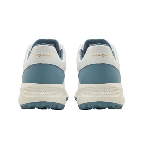 Geox PG1X B ABX A - Chaussures de golf pour femmes, blanches/bleues 2/4