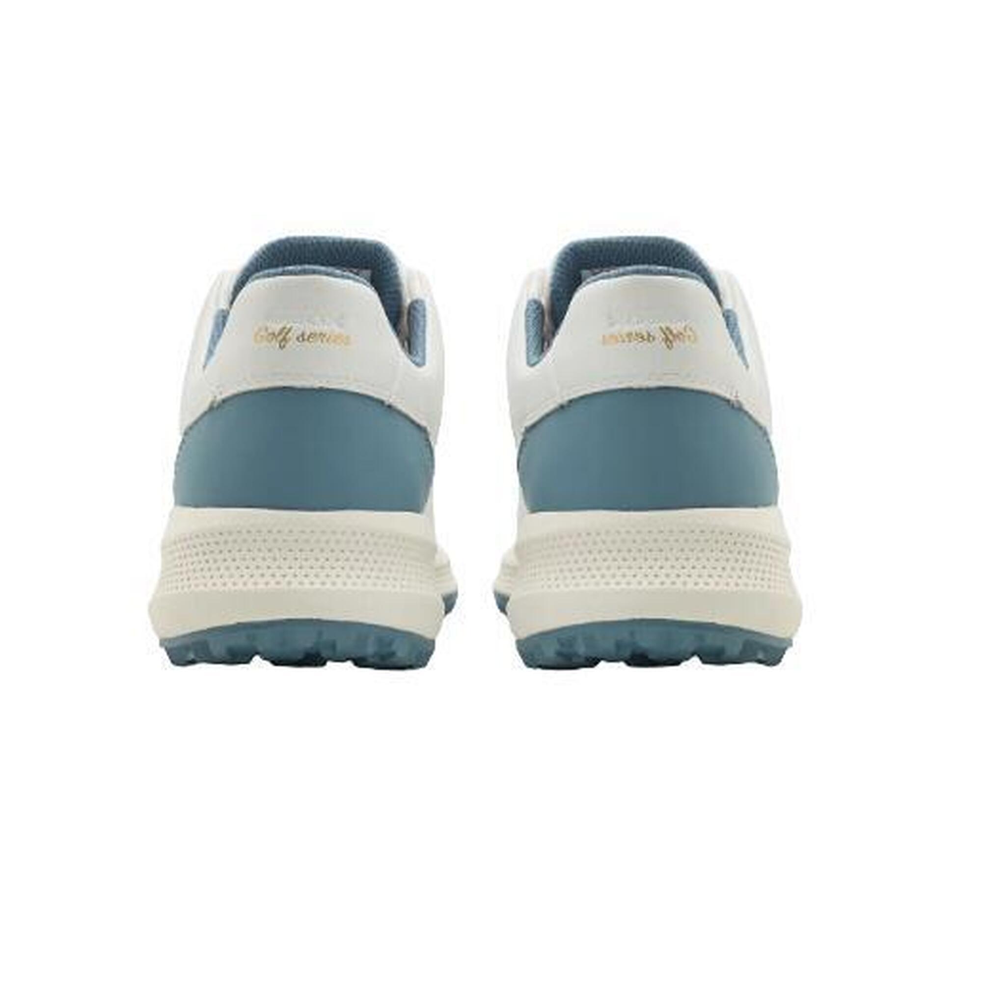 Geox PG1X B ABX A - Chaussures de golf pour femmes, blanches/bleues