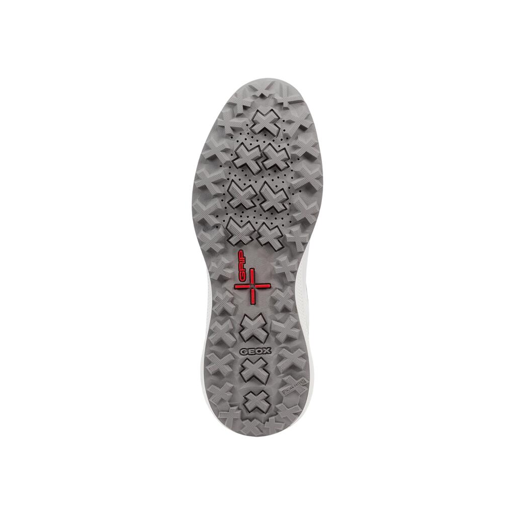 Geox PG1X B ABX G - Sapatos de golfe para homem, Branco/Cinzento 5/6