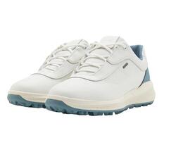 Geox PG1X B ABX A - Chaussures de golf pour femmes, blanches/bleues