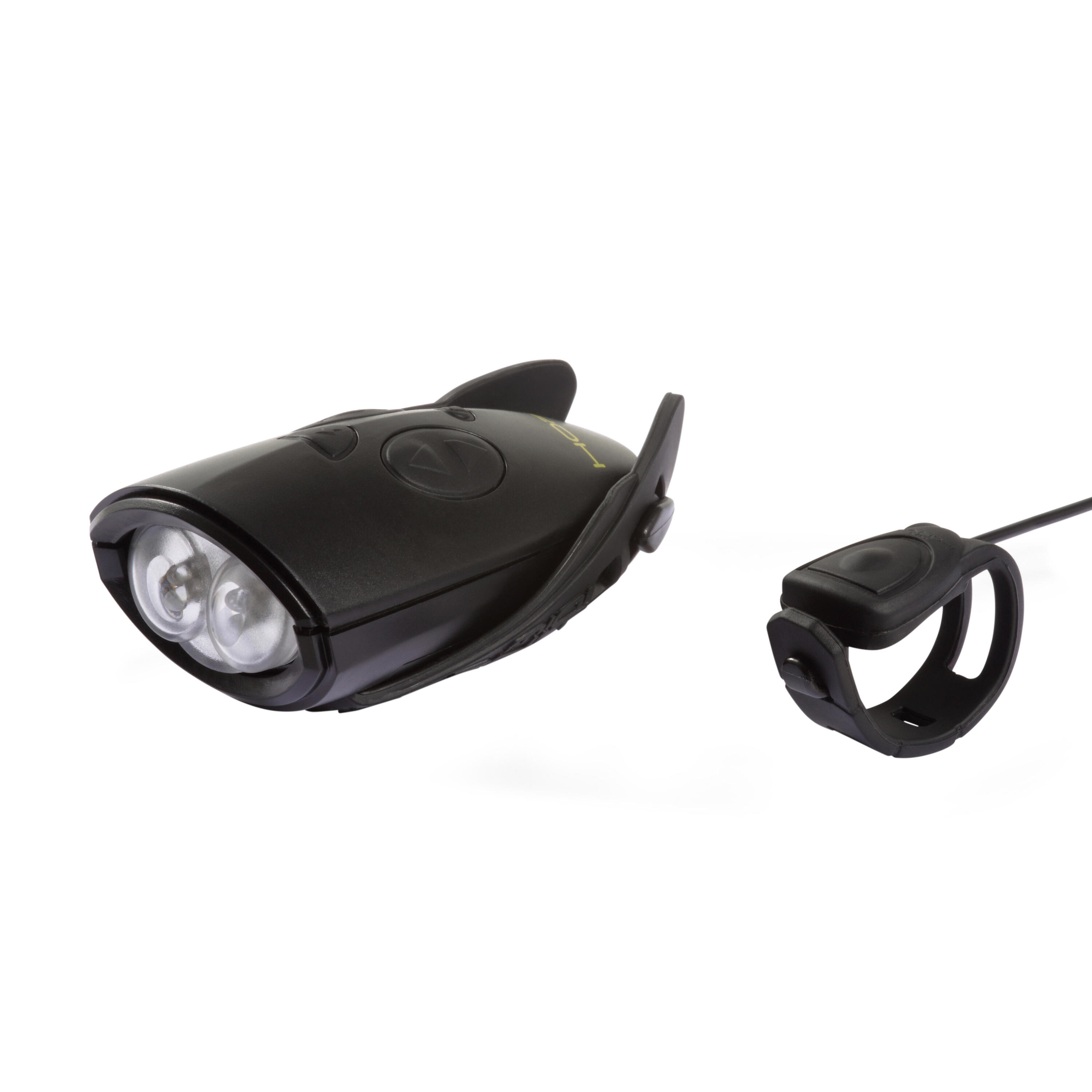 Mini Hornit – Campanello e luce per bici e monopattino - nero 4/5