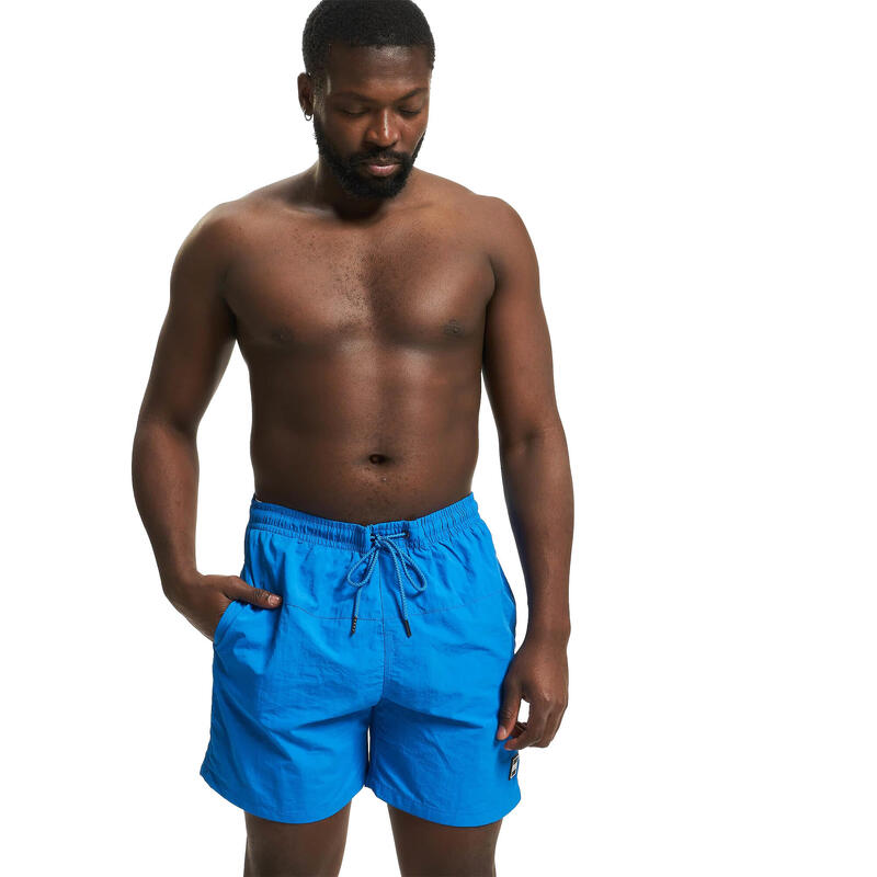 Short De Bain Von Dutch Homme - Logo Orange, Mi-cuisse, Séchage Rapide, Cordon Ajustable