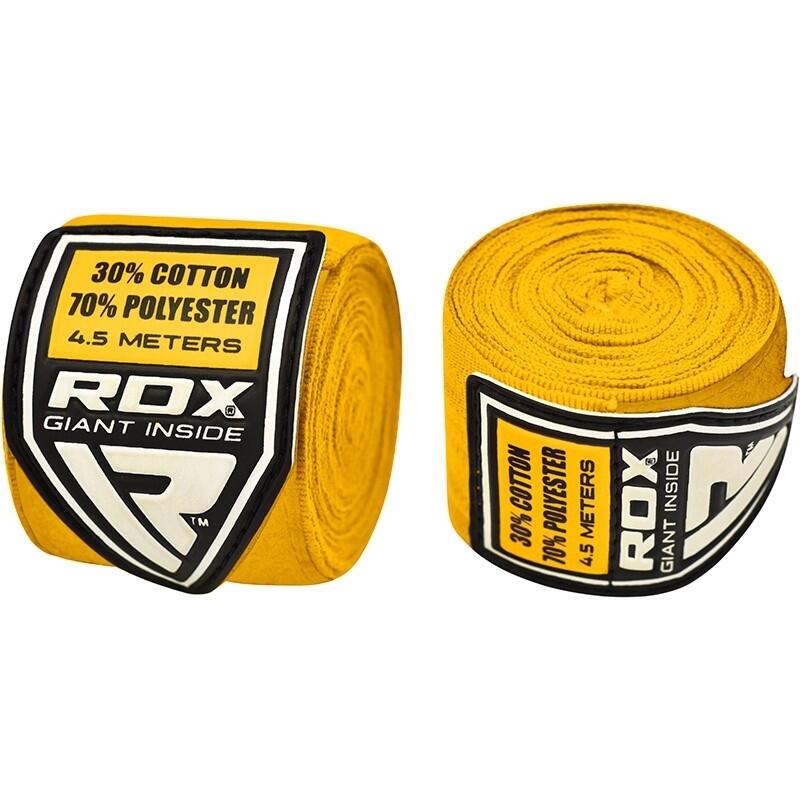 Bandaje profesionale pentru box, Rdx WX Galben, Galben, uni