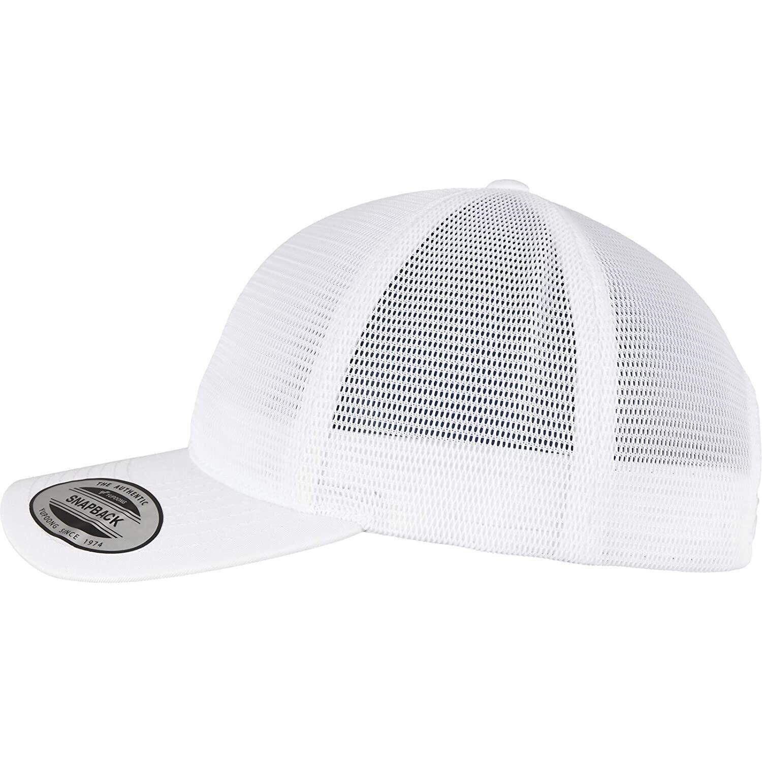 Unisex Adult Omnimesh Mesh Cap (White) 3/3
